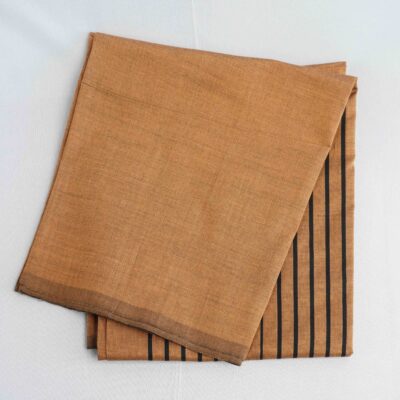 Bariq Handloom – Bronze with Black Stripes (BH023)